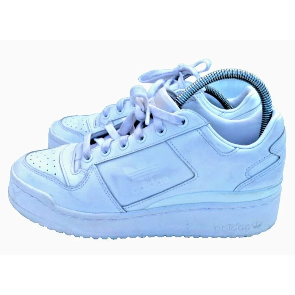 Adidas Shoes Womens Forum Bold FY9042 White Leather Comfort Sneakers - Size 9.5